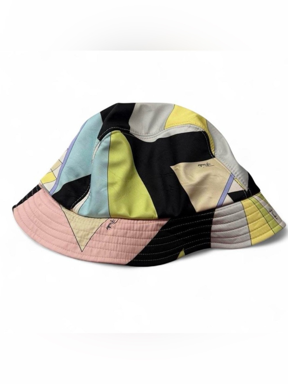 Pucci Multicolor Abstract Print Bucket Hat